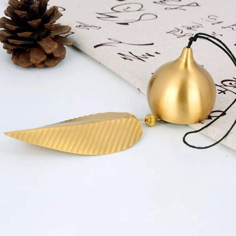 Japanese Luck Leaf Wind Chimes for Outside Brass Wind Bells Indoor Garden Bells Campanula Handmade Garden Decorations