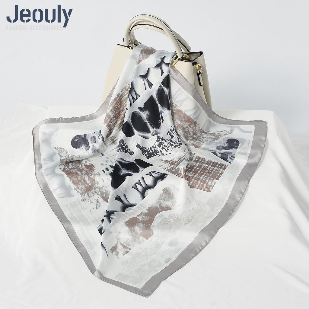 Cross-Border 70cm Silk Cashew Print Scarf - Autumn/Winter Women's Fashion Headscarf