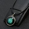 Horoscope Pendant Necklace with Extended Chain Dress Up Hypoallergenic Luminous 12 Constellation Necklace Fashion Jewelry
