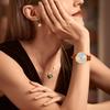 BUREI Damen-Analog-Quarzuhr, Wasserdicht, Beliebte Marke Modeuhr mit Lederarmband, Schlicht, Lässig, Leicht, Stilvolles Geschenk für Frauen (Br