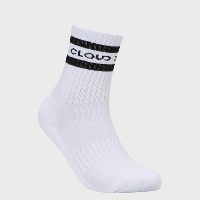 CLOUD ZERO 2S Crew Socks (2P) (0097056) CZFAF1SC903BG-WHITE