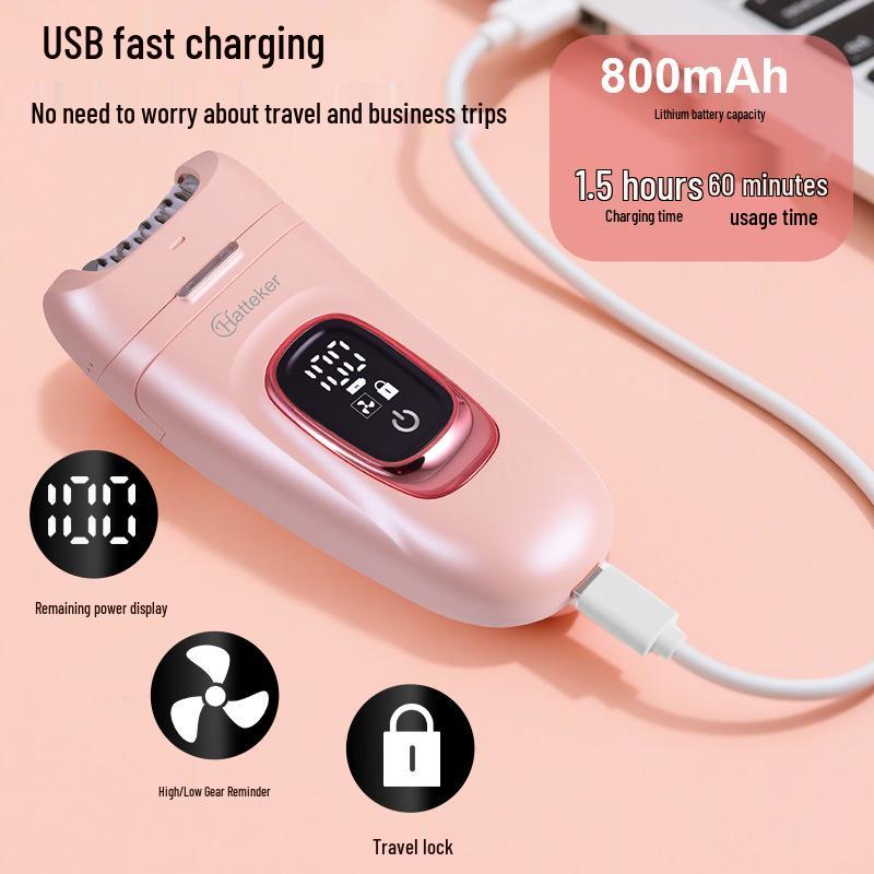 Hatteker 5-in-1 Epilierer & Trimmer Set für Frauen für Achseln, Beine und Intimbereiche.