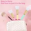 1PC Women Fashion Soft Silicone Makeup Facial Mask Brush Mud Mixing Brush Soft Women Skin Face Care Tool Silicon Brush Mask