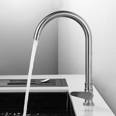 Stainless Steel Ball Faucet, Household Single Cooling Kitchen Faucet, Vegetable Basin Sink Faucet