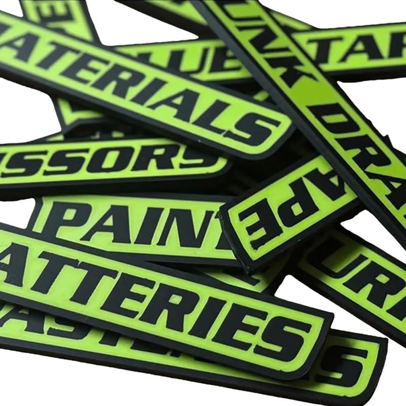 12 Pack Of Magnetic Toolbox Labels, 3D-Printed Tool Box Labels For Tool Organization, Reusable Tags For Steel Toolboxes, Carts,