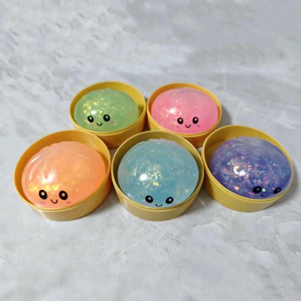 Luminous Dumpling Squishy Toys Slow Rebound Sensory Fidget Ball Squishy Dumpling Children Gifts