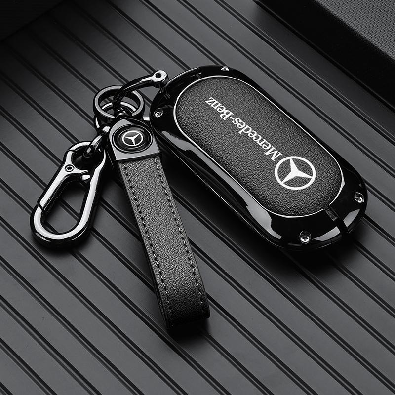 TGM3 For Mercedes-Benz AMG C-Class S-Class GLC EQE EQS W223 X254 V297 V295 W206 S206 X206 Car Zinc Alloy Key Case Bag Metal Key Shell