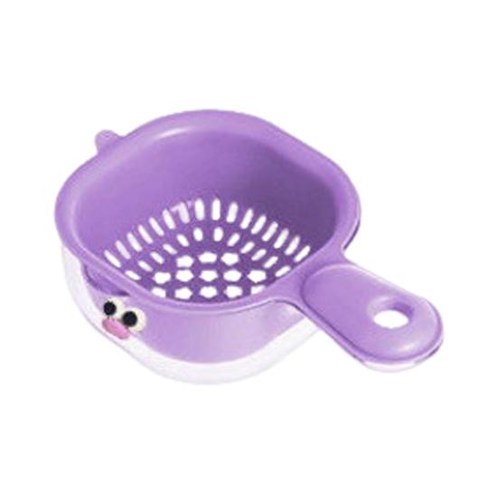 Multifunctional Drain Basket Fruit Cleaning Bowl with Strainer BPA Free Dual-Layer Design Fruit Strainer Draining Basket with Handle