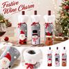 Christmas Wine Bottle Cover Bag with Santa, Snowman and for Holiday Home Decor