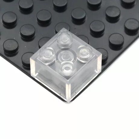 

Compact particles 1x2 2x3 2x4 1x1 Bricks MOC Components Transparent Building Blocks Presents Playthings for Children