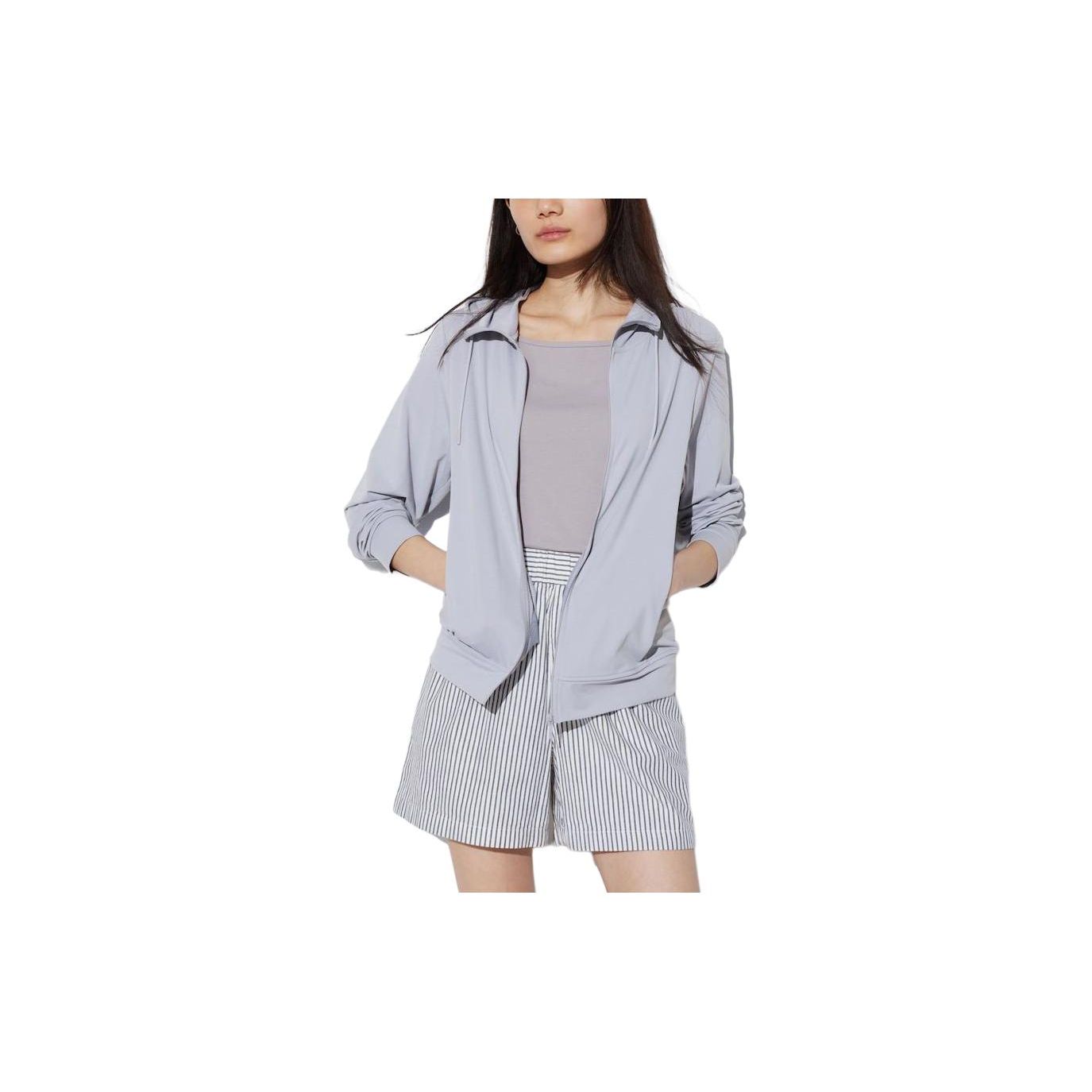 UNIQLO Solid Color Hooded UV Protection