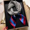 Fashion Square Scarves Women Shawl Floral Silk Silk Imitation Satin Foulard Scarf Female Bandana 70*70cm Shawls for Ladies