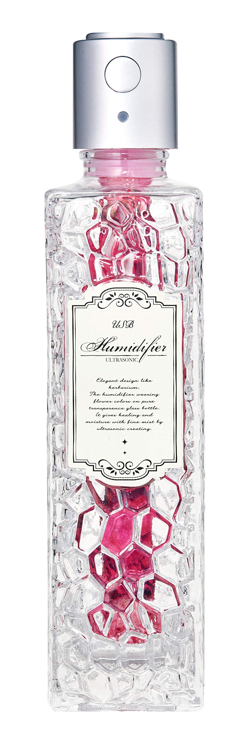 

Green House Herbarium USB Rose Humidifier, Ultrasonic, Red, GH-UMSGA-RD