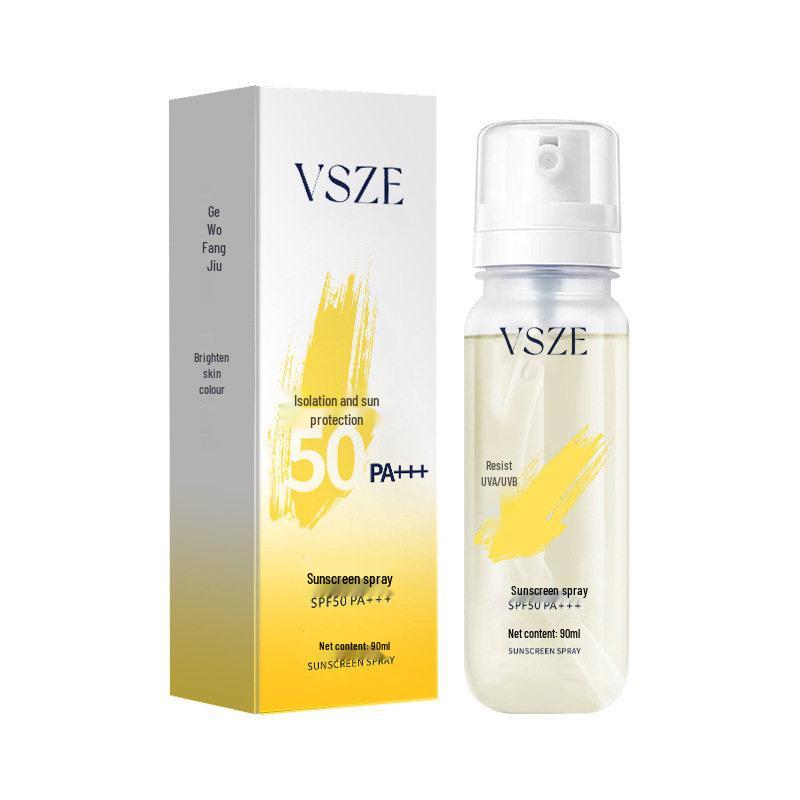 Airplane-Friendly Sunscreen Spray: SPF 50, High UV Protection, Waterproof, Sweatproof, Non-Greasy, No White Cast Sunscreen Spray