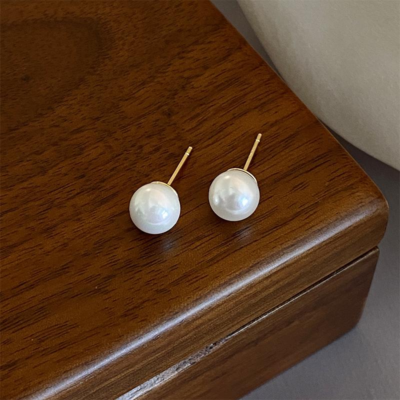 

Girls Daily Week Wearing Set Minimalist Multicolor Pearl Earrings 2026 Versatile Jewelry For Women Elegant Bead Ear Accessories