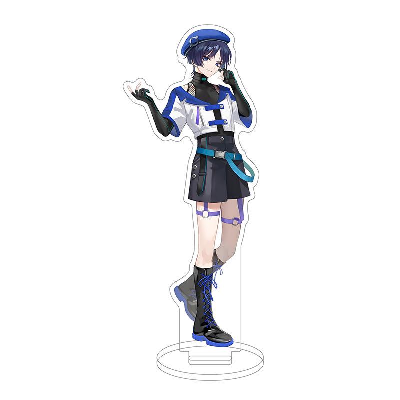Game Yuanshen HoYoFair Acrylic Stand Scaramouche Brooch Badge Transparent Card Wanderer Balladeer Furina Decor Ornament Gifts