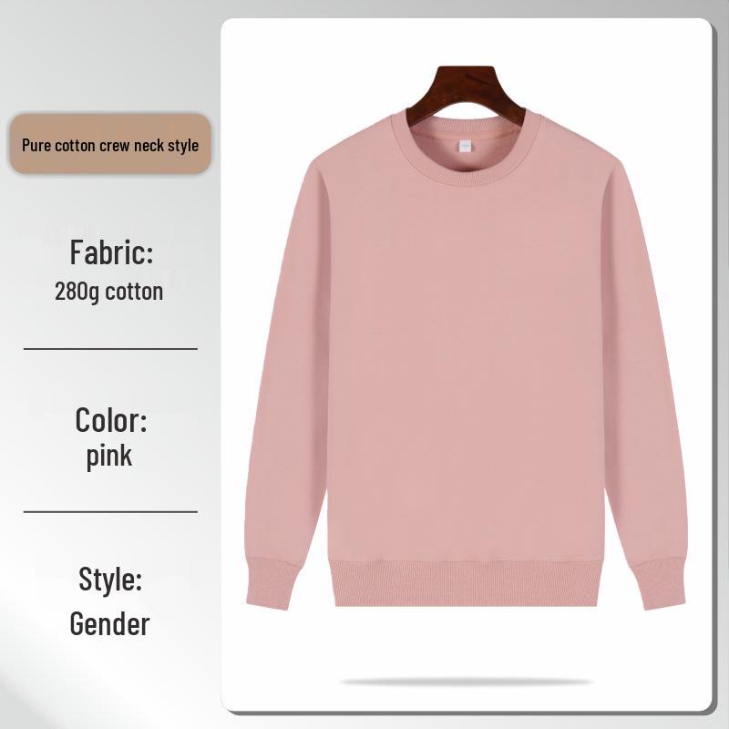 2026 Red Corporate Anniversary Sweatshirt - Custom Round Neck with Logo for Annual Meeting and Company Culture