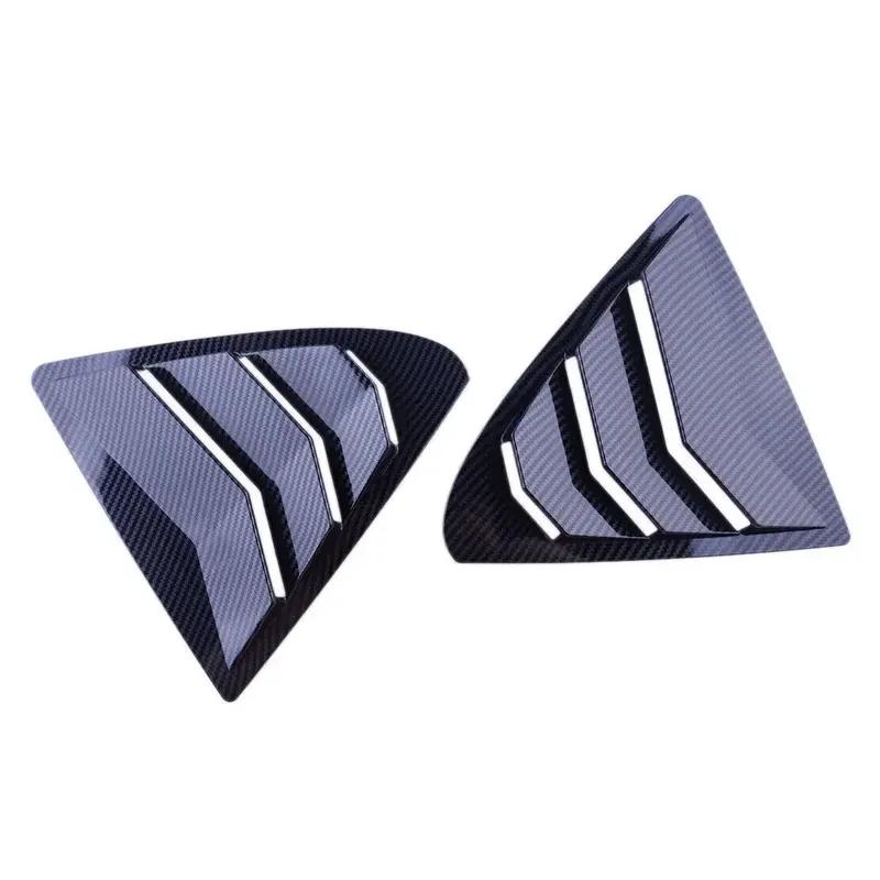 For Lexus IS300 IS250 200t 2013- Rear Window Louver Shutter Cover Side Vent Trim Windshield Decoration Cover Car Accessories
