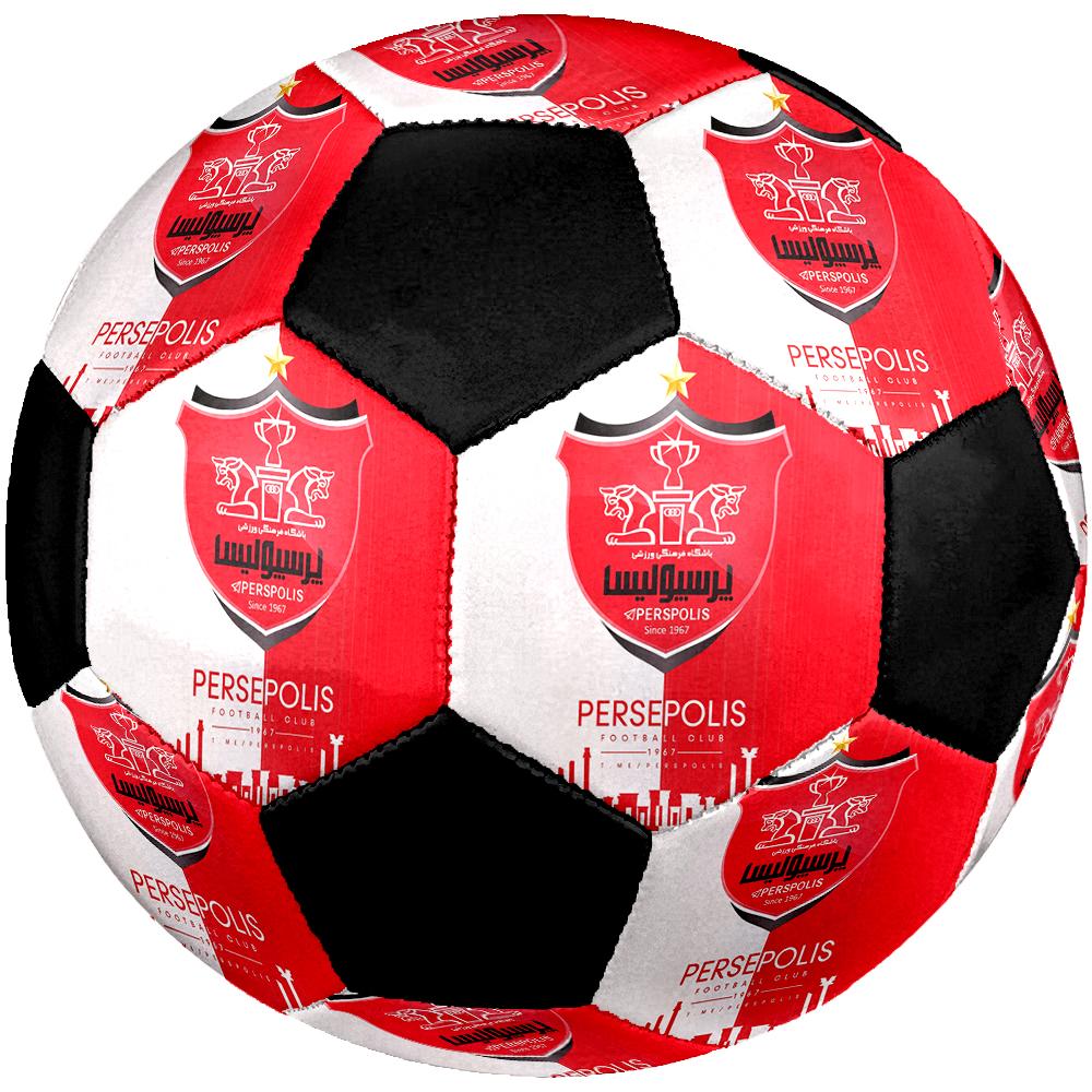 SIZE 5 Persepolis FC Soccer Ball Colorful All Ages Machine Stitched PVC Competition Ready Durable High-Bounce
