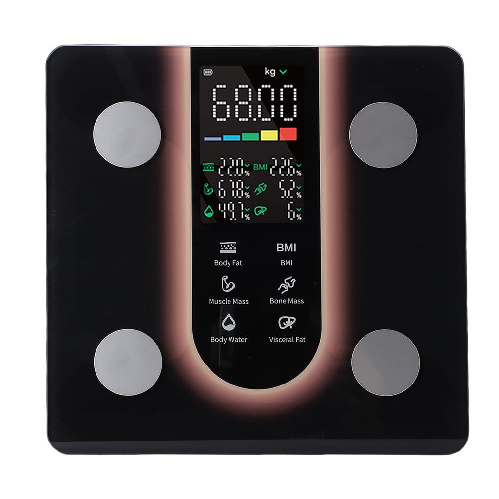 Smart Scale Accurate Health Tracking   Digital Weighing Scale with LED Large Display Sync App for Home Use
