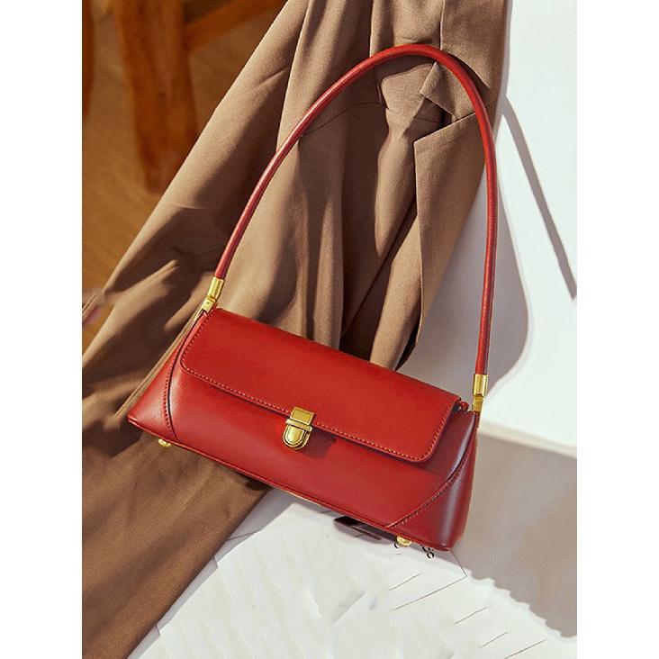 New Niche Design Underarm Bag Vintage Handbag Single Shoulder Tote Women's Bag Baguette Bag Trendy Bag Wholesale