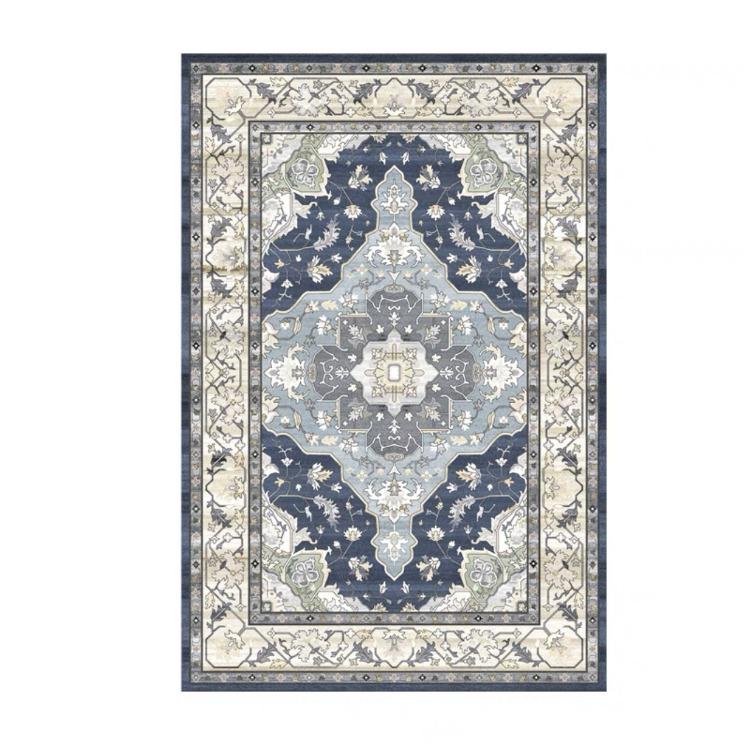 Persian Carpet Retro Ethnic Style Living Room Carpet Fully Covered Carpet Sofa Tea Table Carpet