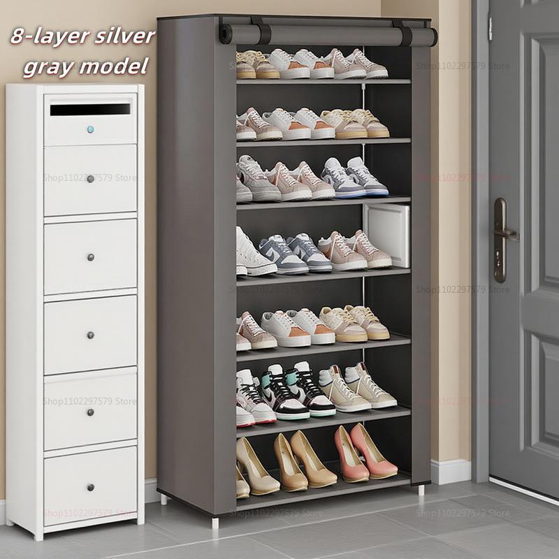 Wielowarstwowy regał na buty oszczędzający miejsce do domu i akademika, trwały, pyłoszczelny, łatwy w montażu, wszechstronna szafka do przechowywania butów