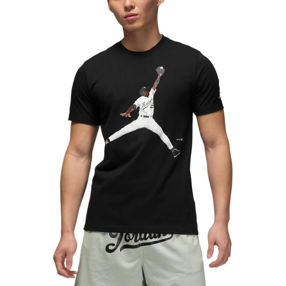 Jordan Crew Neck Short Sleeve T-Shirt Men's Black