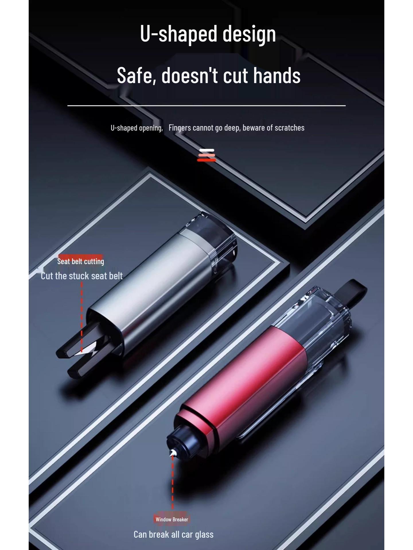 

New Customer Discount: Portable Multi-Functional Car Safety Hammer & Seatbelt Cutter