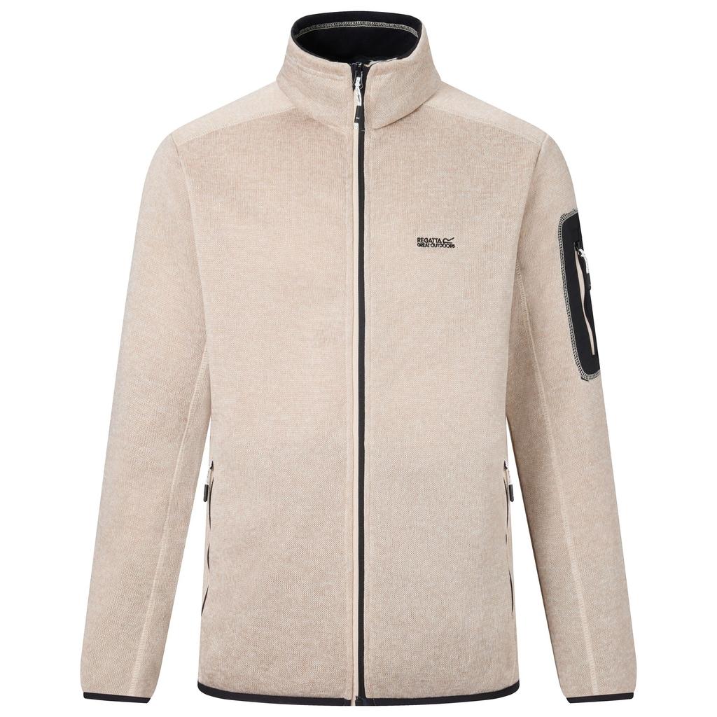 Regatta Mens Newhill Marl Full Zip Fleece Jacket