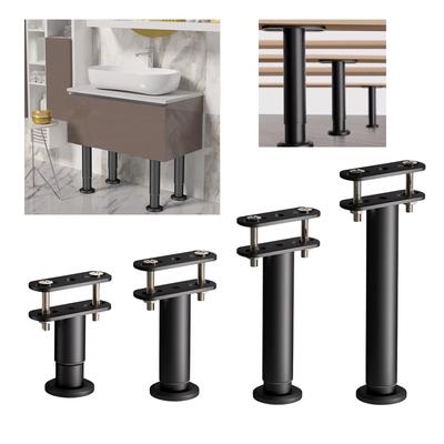 Verstellbare Bettgestell-Stützbeine mit breiterer Basis Unterbett-Mittelstützbein Bettlatten Möbelbein Einfach zu installieren