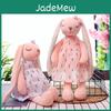 Adorable Plush Bunny Doll Soft Long-eared Stuffed Animal With Pink Fur 45cm To 65cm