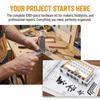 1080 Pcs M 2 M 3 M 4 Hex Button Machine Screws Hex Socket Head Cap Screws Kit  Metal Working