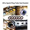 6Pcs Spark Plug Tube Seal Gasket  For Wrangler JK/JKU JL/JLU Gladiator JT Dodge