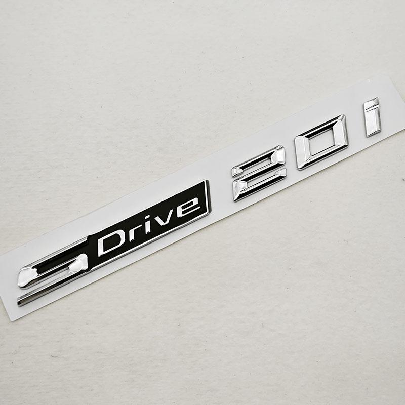Adesivo Logo Auto 3D in ABS SDrive 20d 20i Emblema Portellone Posteriore Emblema Parafango Laterale Decalcomania Per BMW X1 F48 X2 F39 X3 F25 Z4 Accessori uo2
