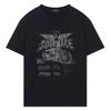 BUCKAROO 20-Count Single Loose Fit Vintage Crack Artwork Short Sleeve T-Shirt Black