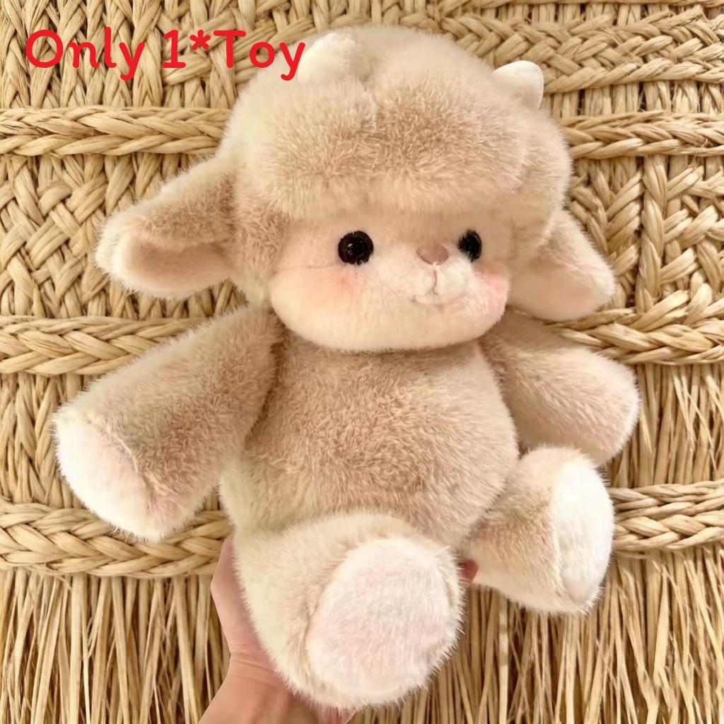 Kyloe Sheep Panda Plush Toy With Soft Short Plush For Kids And Collectors