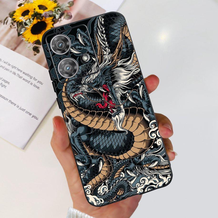 For Motorola Edge 40 Neo Case Soft Transparent Silicone Bumper Shockproof Cover For Moto Edge40 Neo Edge40Neo 5G XT2307-1 Fundas