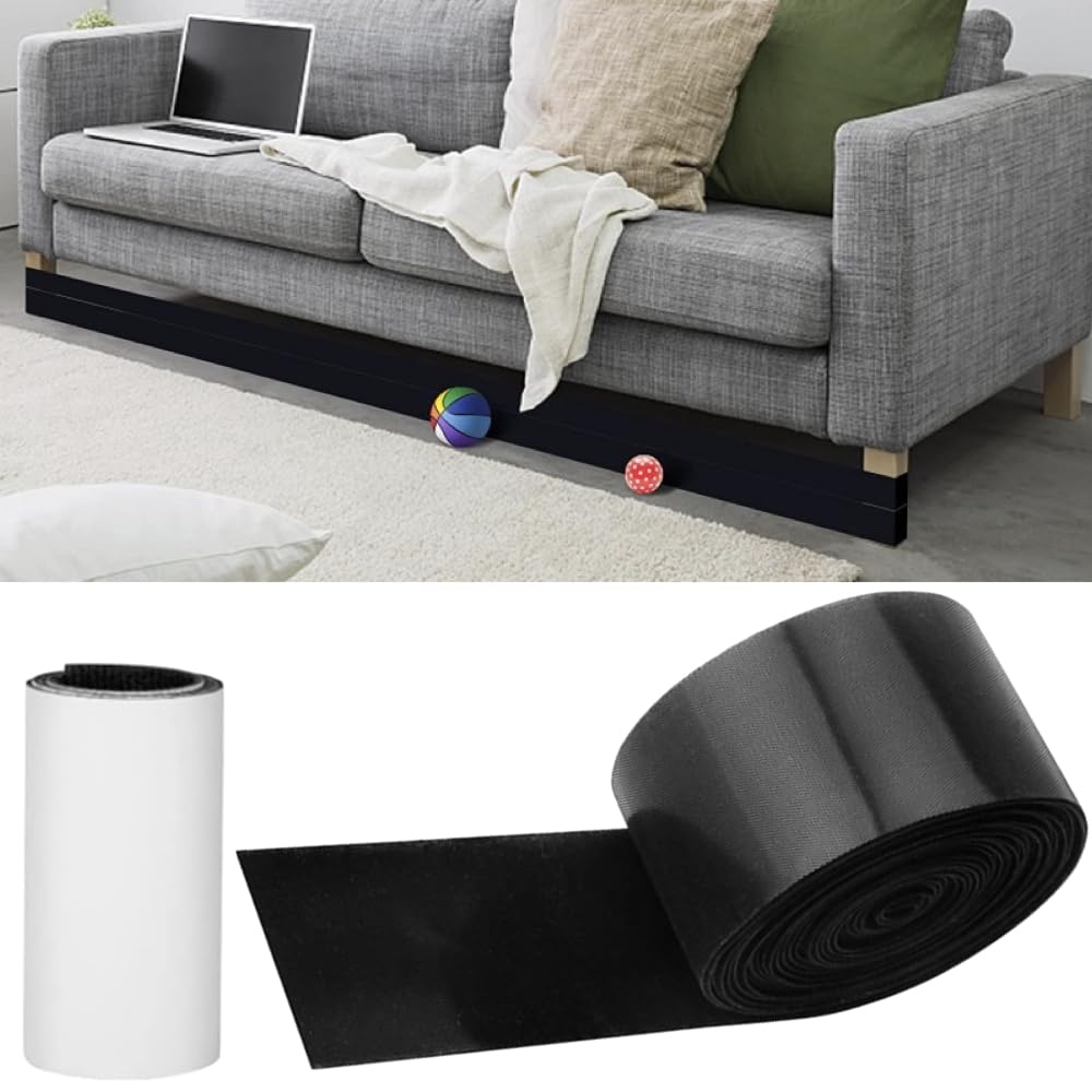 Ailunate Gap Tape, Under-Sofa Blocker, Under-Bed Toy, Pet Dog/Cat Block, Guard, Wall Prevents Intrusion (11cm Wide x 6m Long)