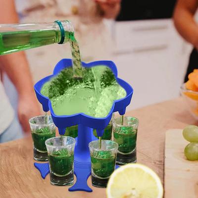 6 Pcs S Glass Plastic Spirits S Cup Party Bar Club Drinking Tool Wedding Wine Glasses Cocktail Pint Bullet Vodka Cups