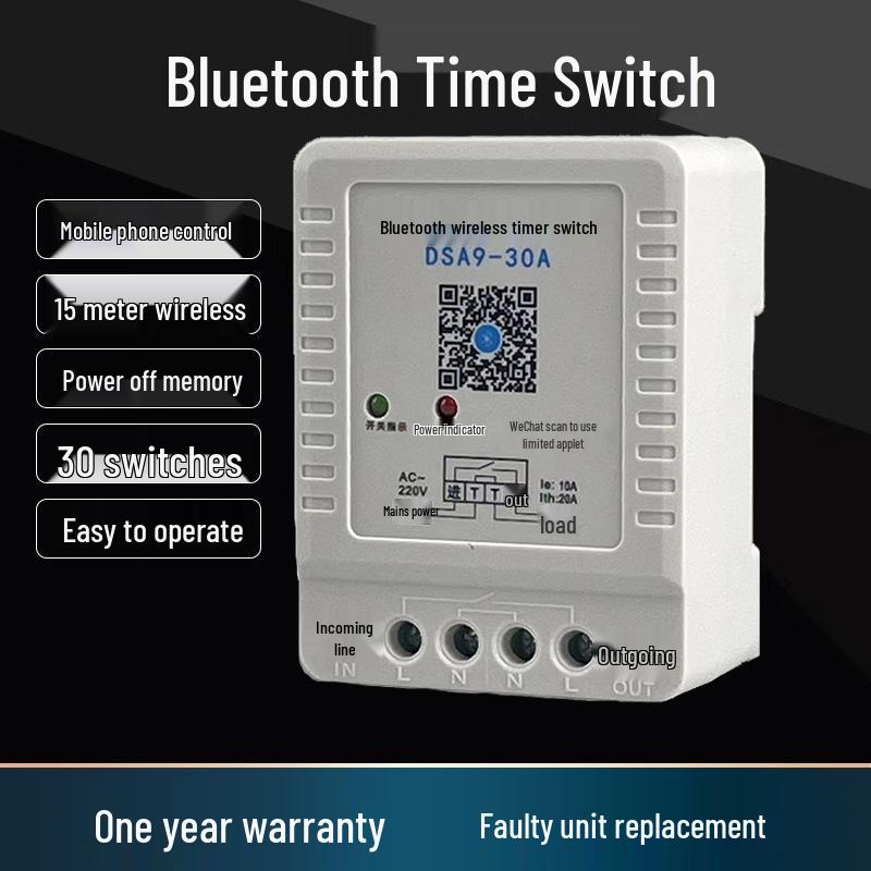 

220В Bluetooth Таймер-перемикач для світлодіодних стрічок - Бездротовий димер-контролер