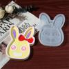 Flexible Sturdy Silicone Epoxy Resin Castes Mold Rabbits Shaped Tray Dishes Molds for Craft and Home Decoration