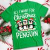 Lustiges Pinguin Weihnachts-T-Shirt für Herren und Damen #MC