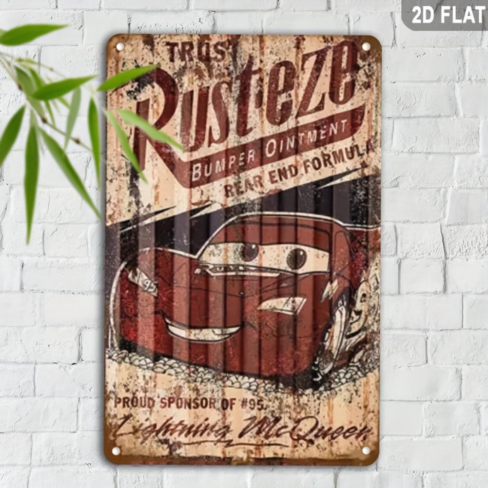 [Vintage Aluminum Sign] Vintage "TRUST RUSTEZE" Aluminum Sign - 2D Flat 8x12 Inch Retro Wall Art with Humorous Quote