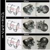 S-NET Muffler Band Universal Exhaust Pipe Clamp Connection Sleeve Pipe Connector Stainless Steel Bolt Iron Total Length 96mm Diameter 65mm