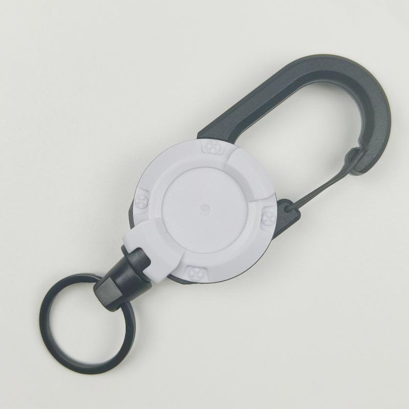 Telescopic Wire Rope Lure: Outdoor Anti-Loss Fishing & Backpack Key Buckle