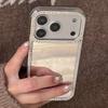 Luxury Electroplating Makeup Mirror Phone Case for IPhone 17 16 15 14 13 12 11 Pro Max Glitter Diamond Border Protection Cover