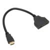 HD Multimedia Interface Splitter 1 in 2 Out Male to Dual Female HD Multimedia Interface Adapter