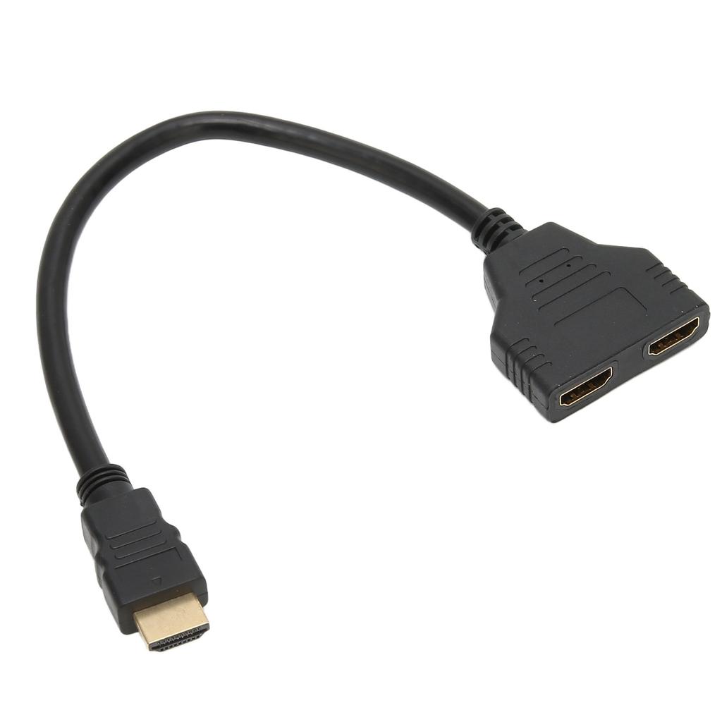 HD Multimedia Interface Splitter 1 in 2 Out Male to Dual Female HD Multimedia Interface Adapter