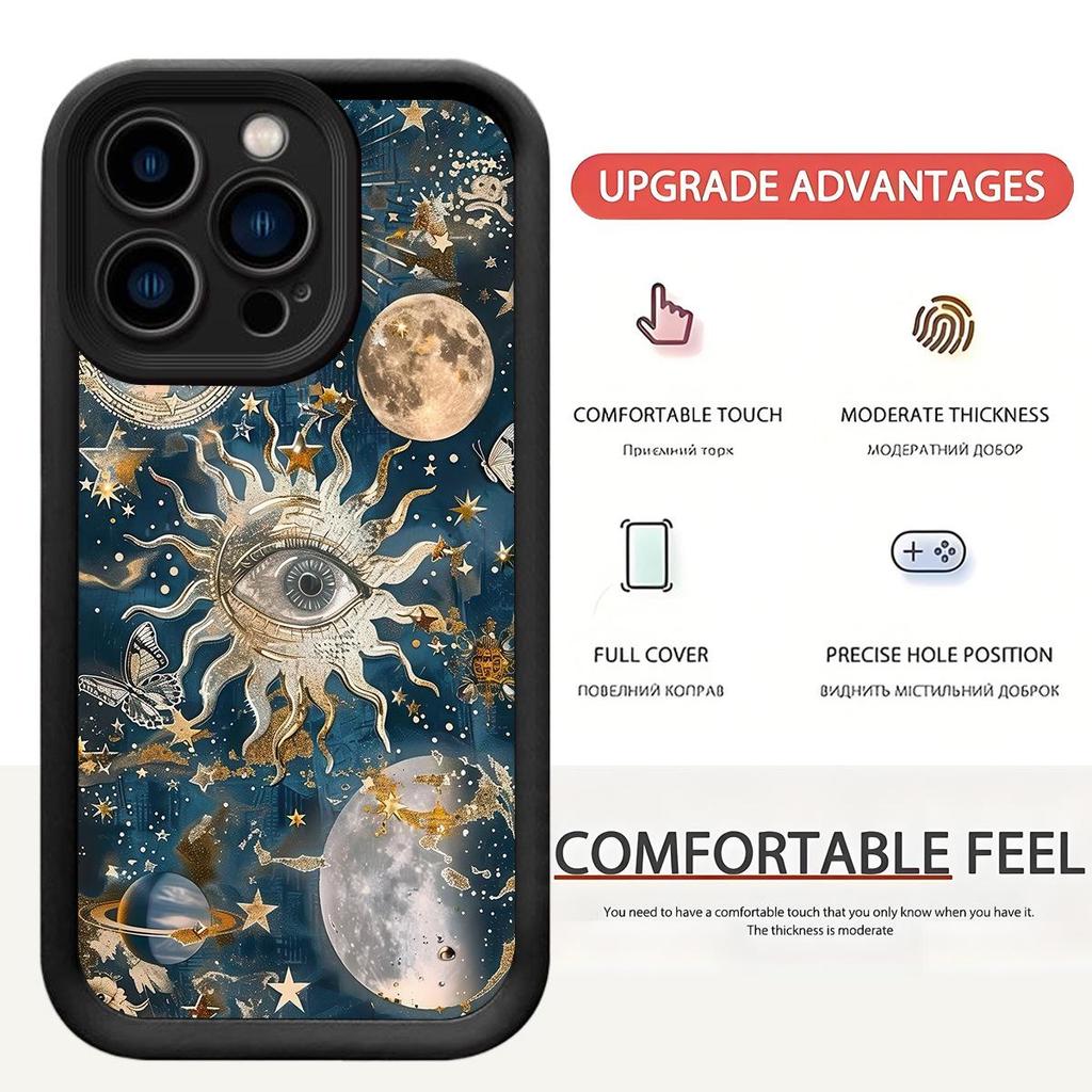Black Groove Sunglasses Design Full Coverage Phone Case for Samsung & iPhone 15/16/17